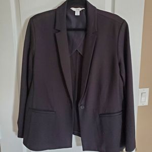 Black Pointe Knit Blazer